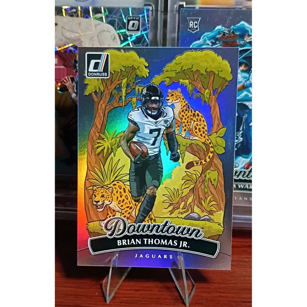 2025 Panini Donruss - Downtown! Brian Thomas Jr. #2 Pack Fresh JAX Jags WR1